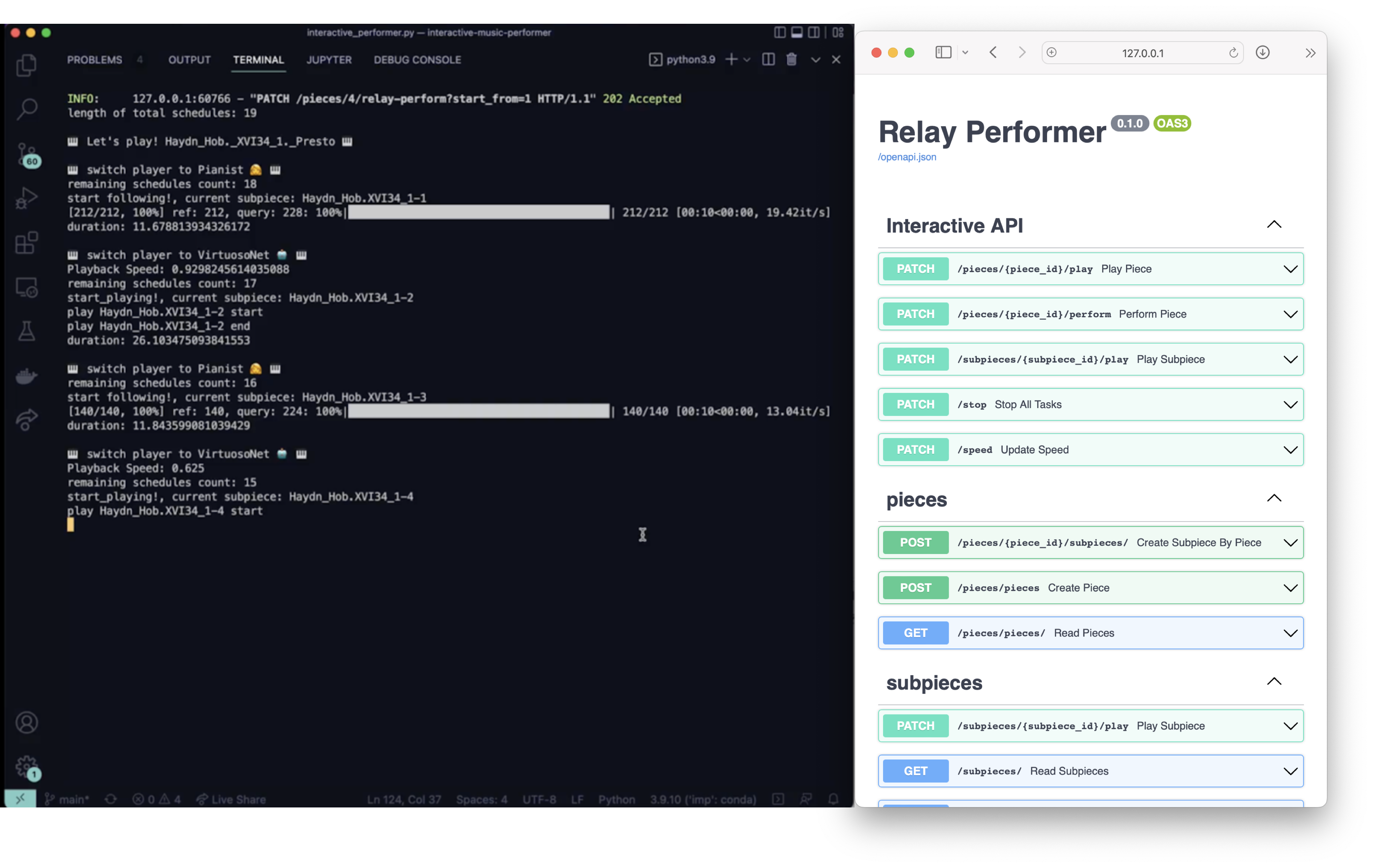 System Image of Relay Performer